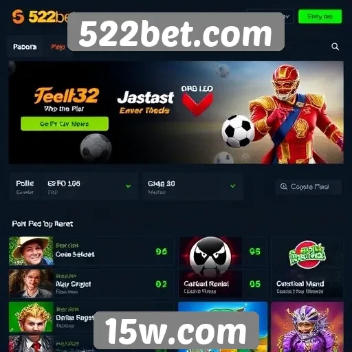 Jogos populares disponíveis no 522bet